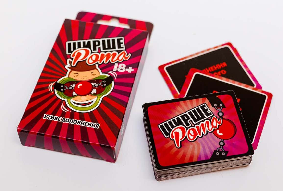 Настільна гра Fun Games Shop Ширше Рота: Хтиве Доповнення 18+ (FGS60)