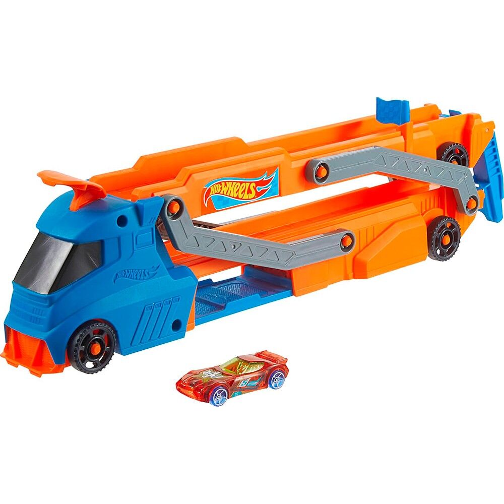 Вантажівка Hot Wheels Блискавичний автотранспортер HYT83