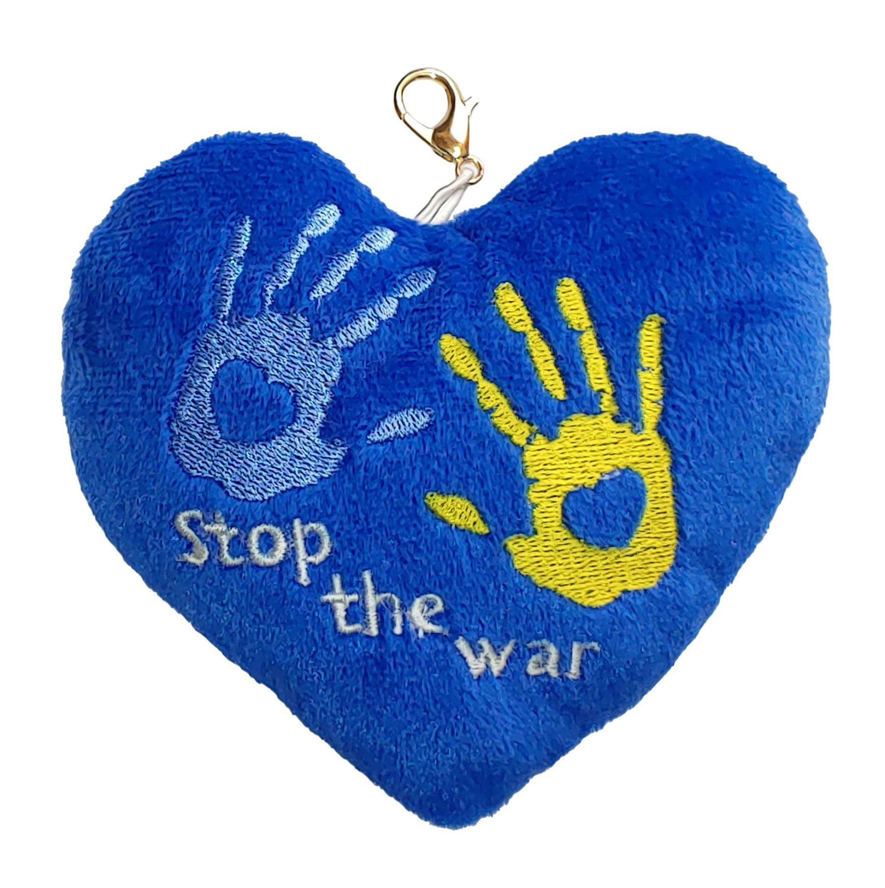 Серце - брелок "Stop the war", Tigres