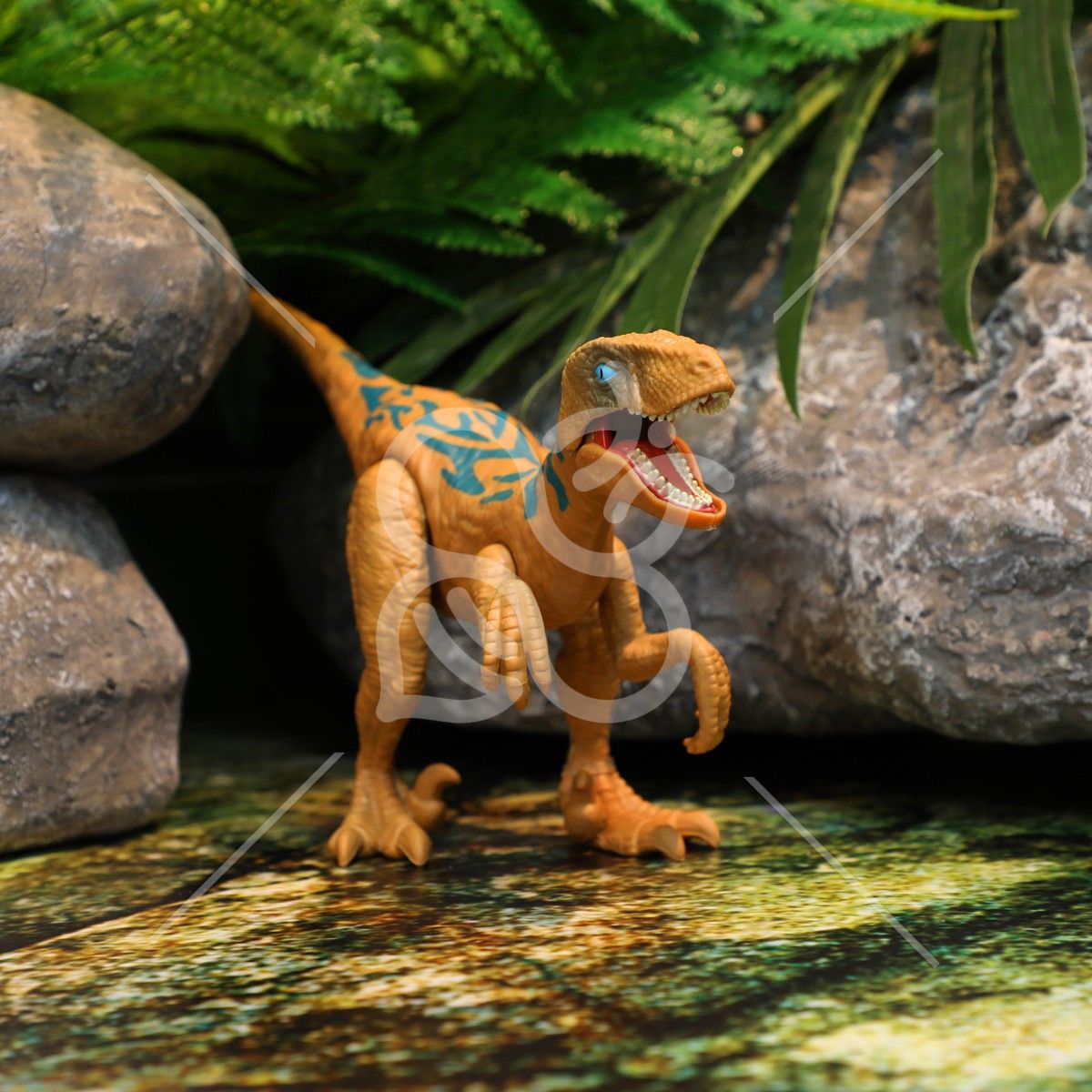 Інтерактивна іграшка DINOS UNLEASHED серії "Realistic" S2 – ВЕЛОЦИРАПТОР