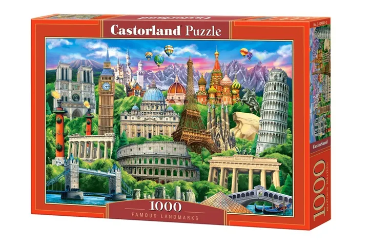 Пазли Castorland 1000 елементів "Відомі місця (C-104901)