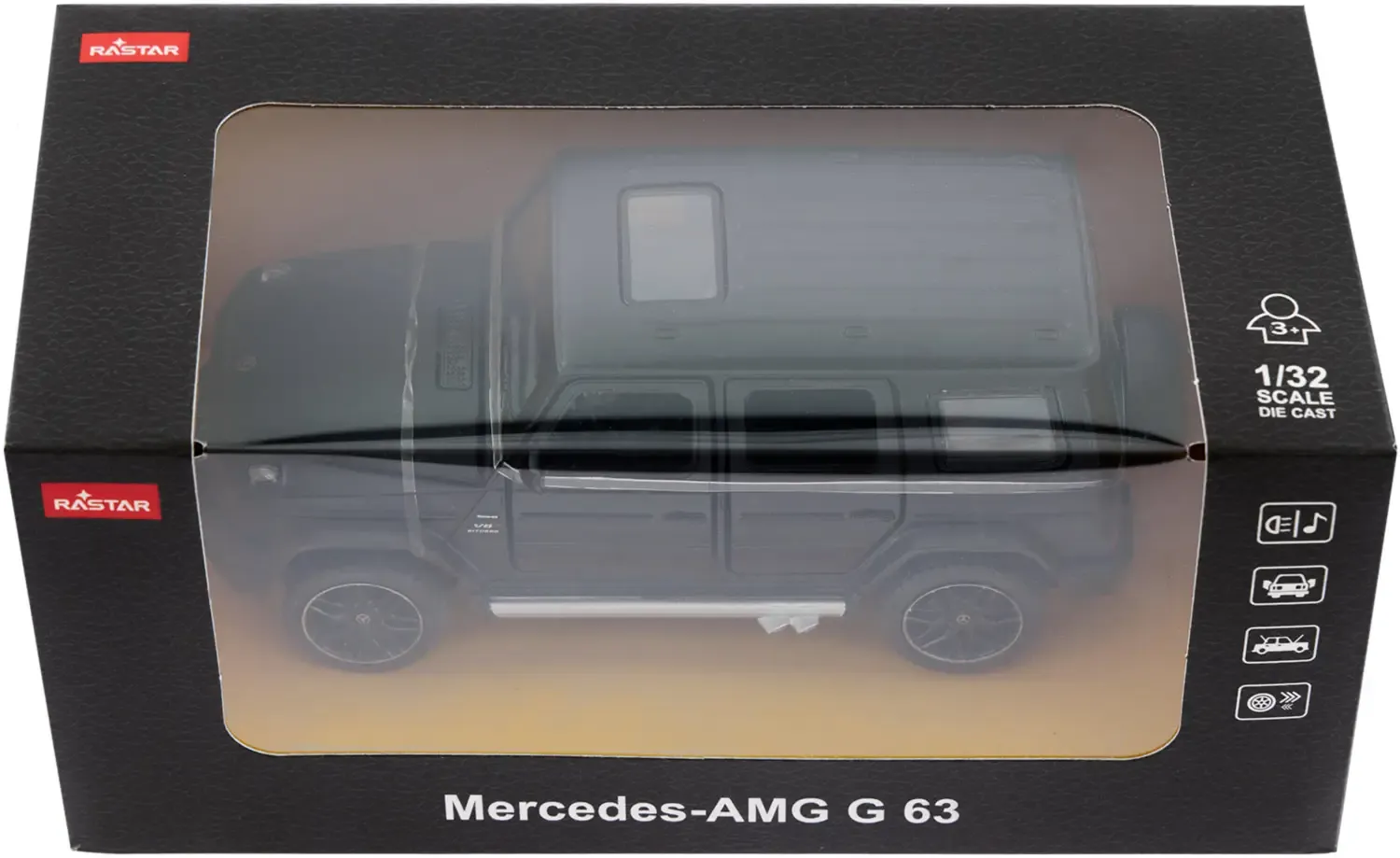 Машинка Rastar Mercedes-Benz AMG G63 1:32 Чорний