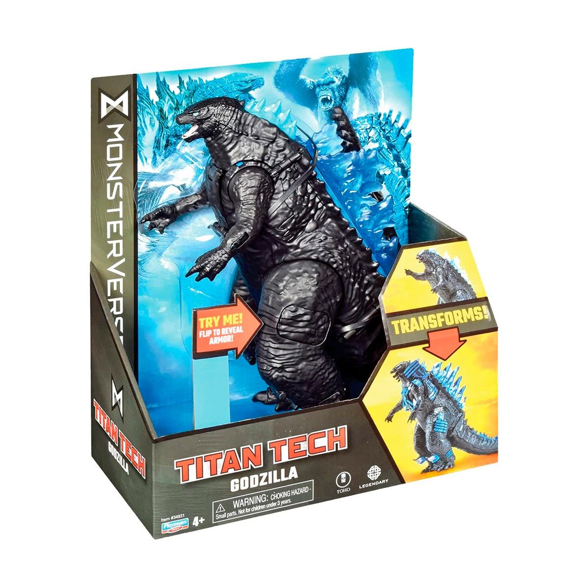 Фігурка  GODZILLA VS. KONG серії «TITAN TECH» – ҐОДЗІЛЛА (20 cm)