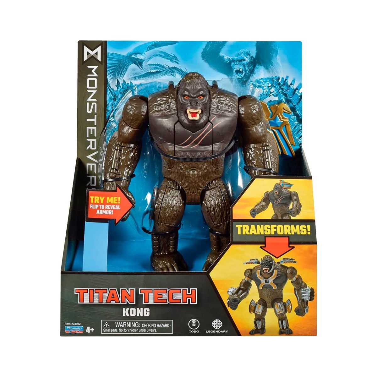 Фігурка GODZILLA VS. KONG серії «TITAN TECH» – КОНГ (20 cm)