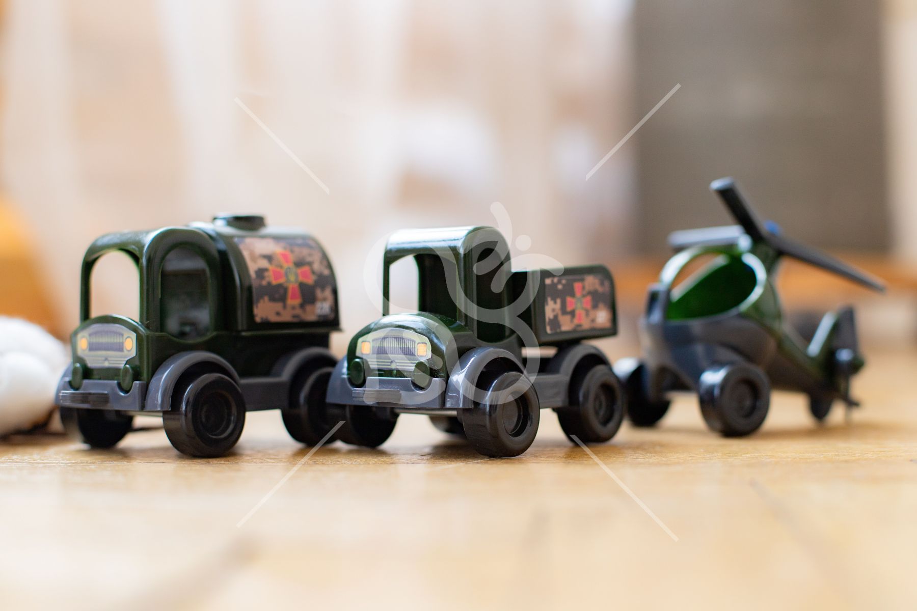 Набір авто "Kid cars" військовий 3 шт.