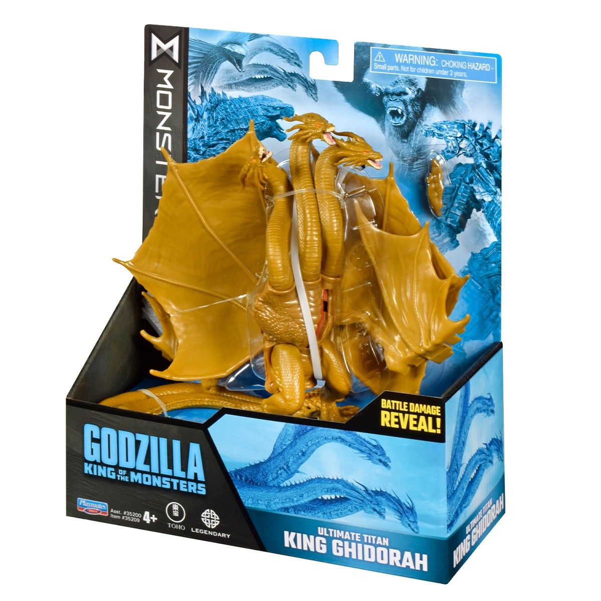 Ігрова фігурка GODZILLA VS. KONG S2 – КОРОЛЬ ГІДОРА (з аксес.)
