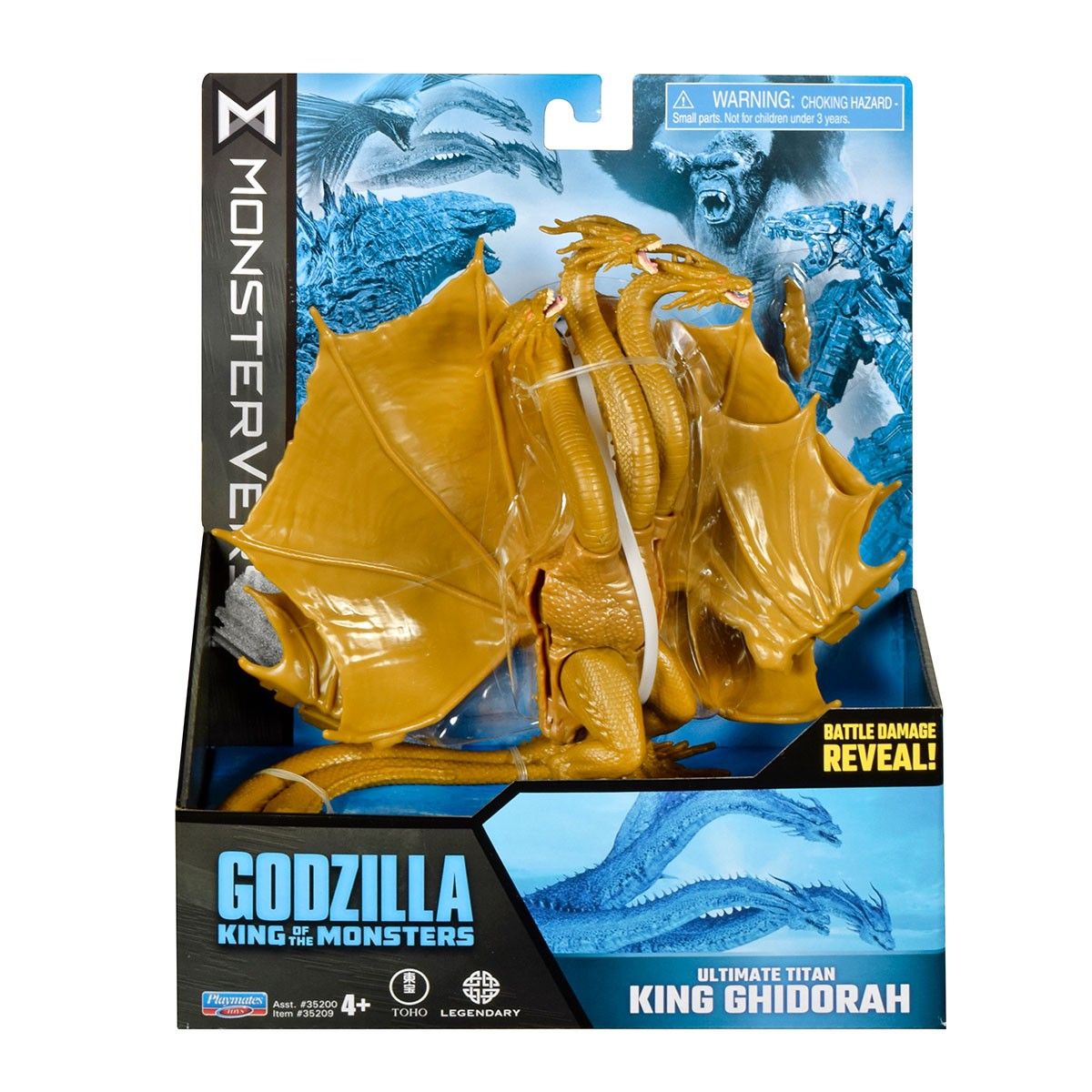 Ігрова фігурка GODZILLA VS. KONG S2 – КОРОЛЬ ГІДОРА (з аксес.)