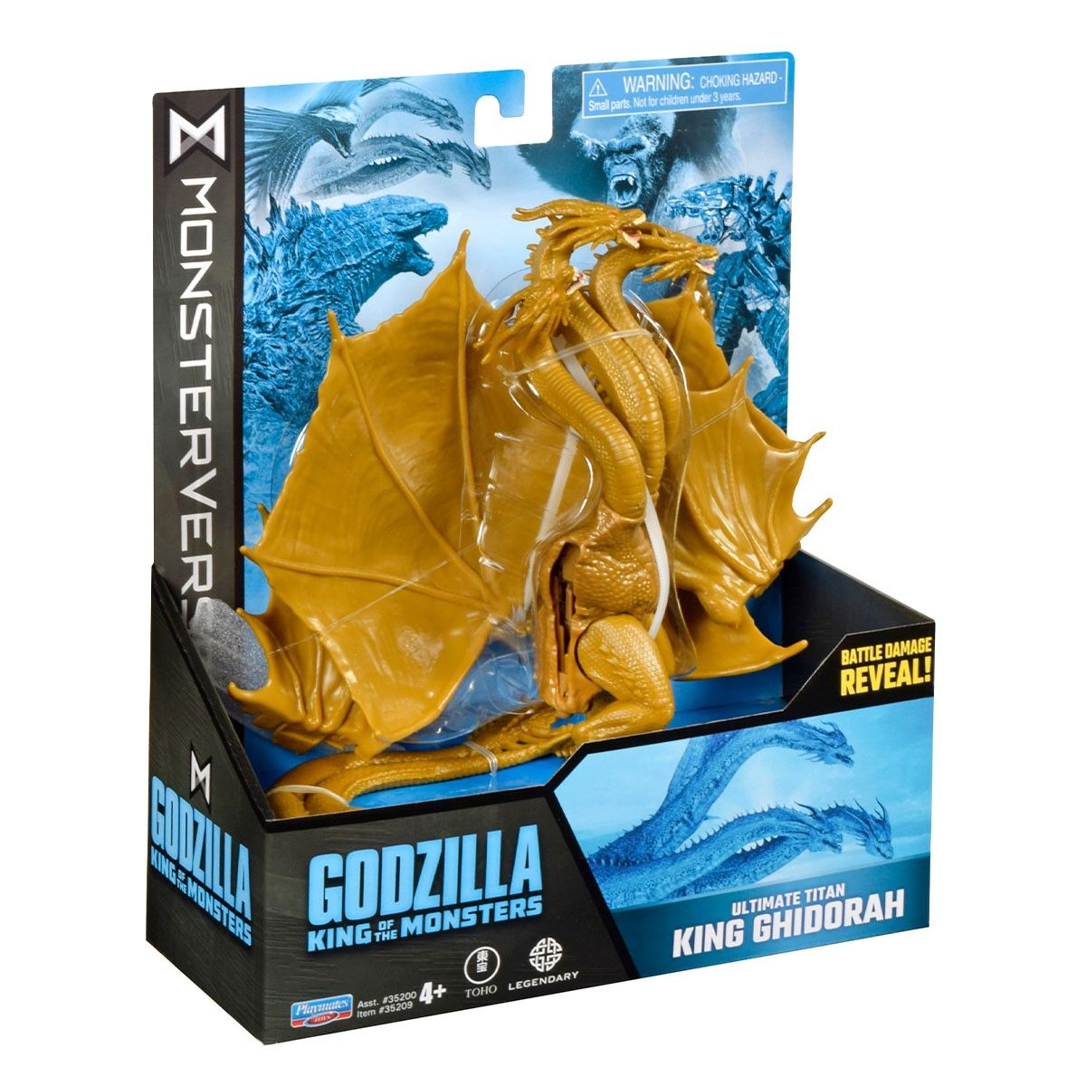 Ігрова фігурка GODZILLA VS. KONG S2 – КОРОЛЬ ГІДОРА (з аксес.)