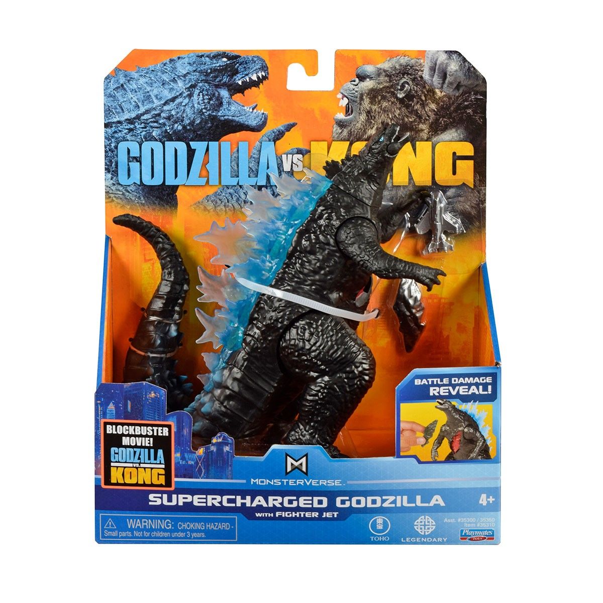 Фігурка GODZILLA VS. KONG - ҐОДЗІЛЛА З СУПЕРЕНЕРГІЄЮ ТА З ВИНИЩУВАЧЕМ