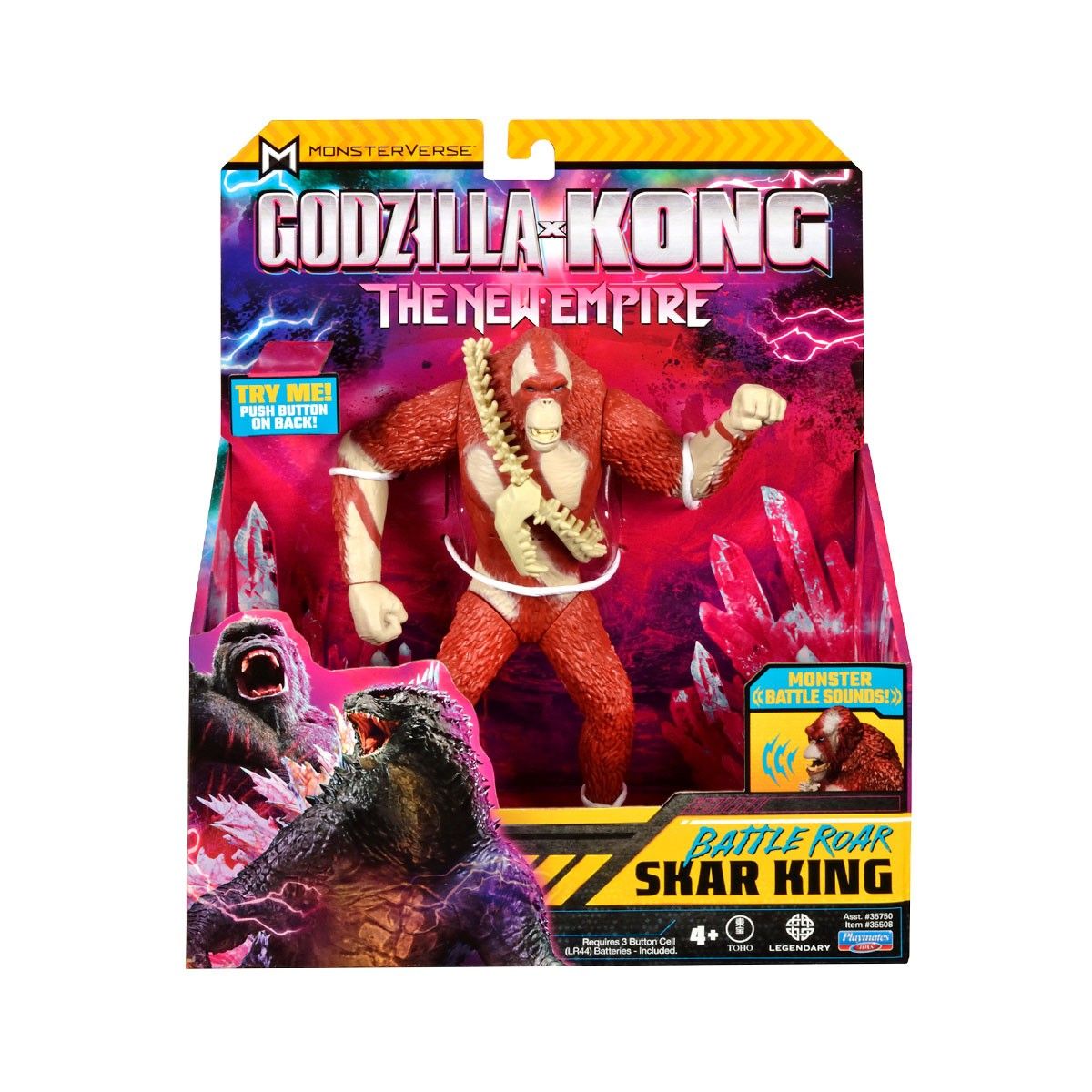 Фігурка GODZILLA X KONG – СКАР КІНГ ГОТОВИЙ ДО БОЮ (18 cm, звук)