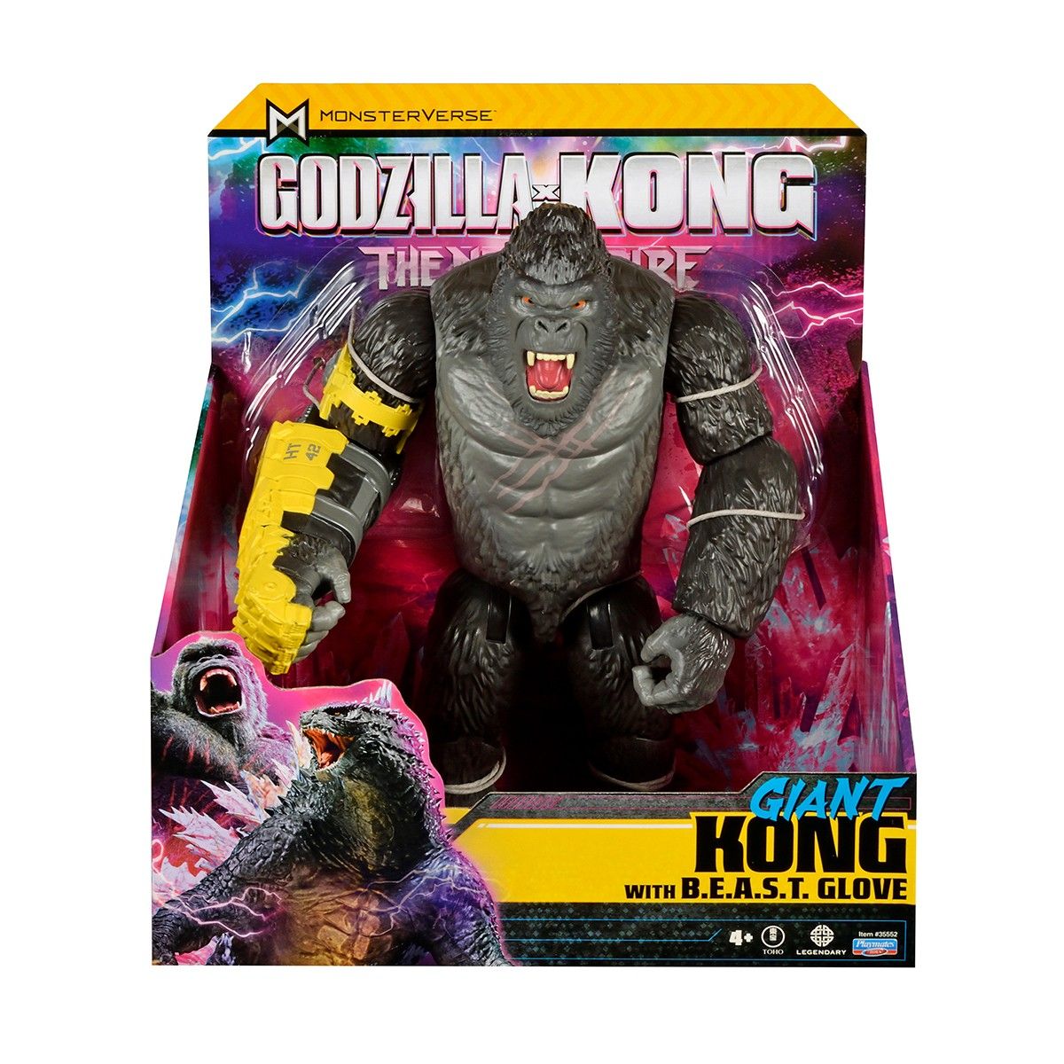 Фігурка GODZILLA X KONG – КОНГ ГІГАНТ ЗІ СТАЛЕВОЮ ЛАПОЮ (28 cm)
