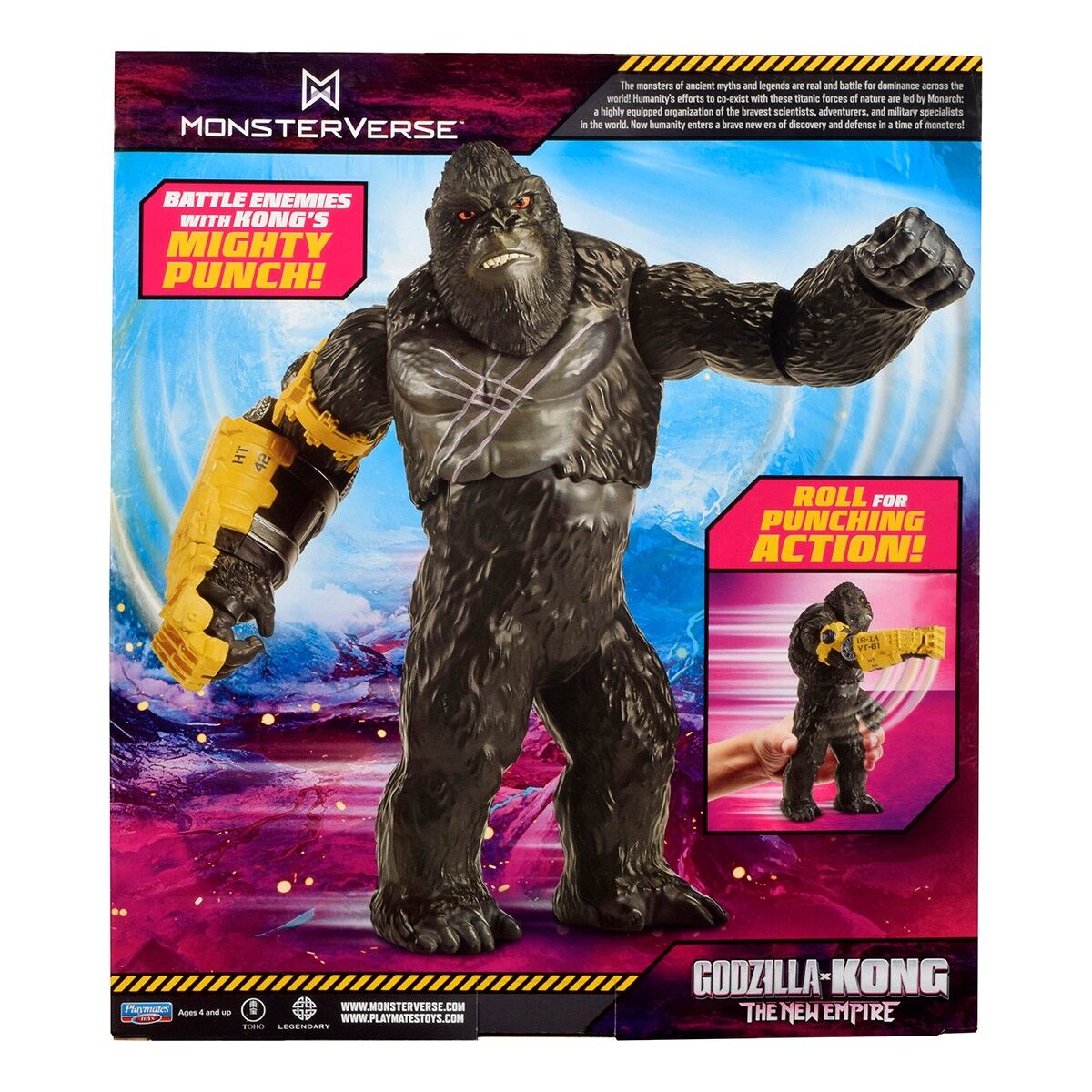 Фігурка GODZILLA VS. KONG – КОНГ ГІГАНТ ГОТОВИЙ ДО БОЮ (28 см)