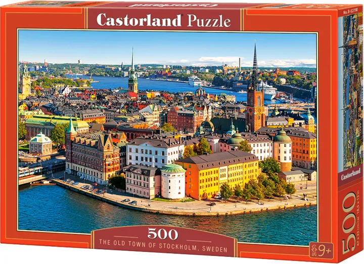 Пазл Castorland Старе місто Стокгольма, Швеція 500 елементів (B-52790)