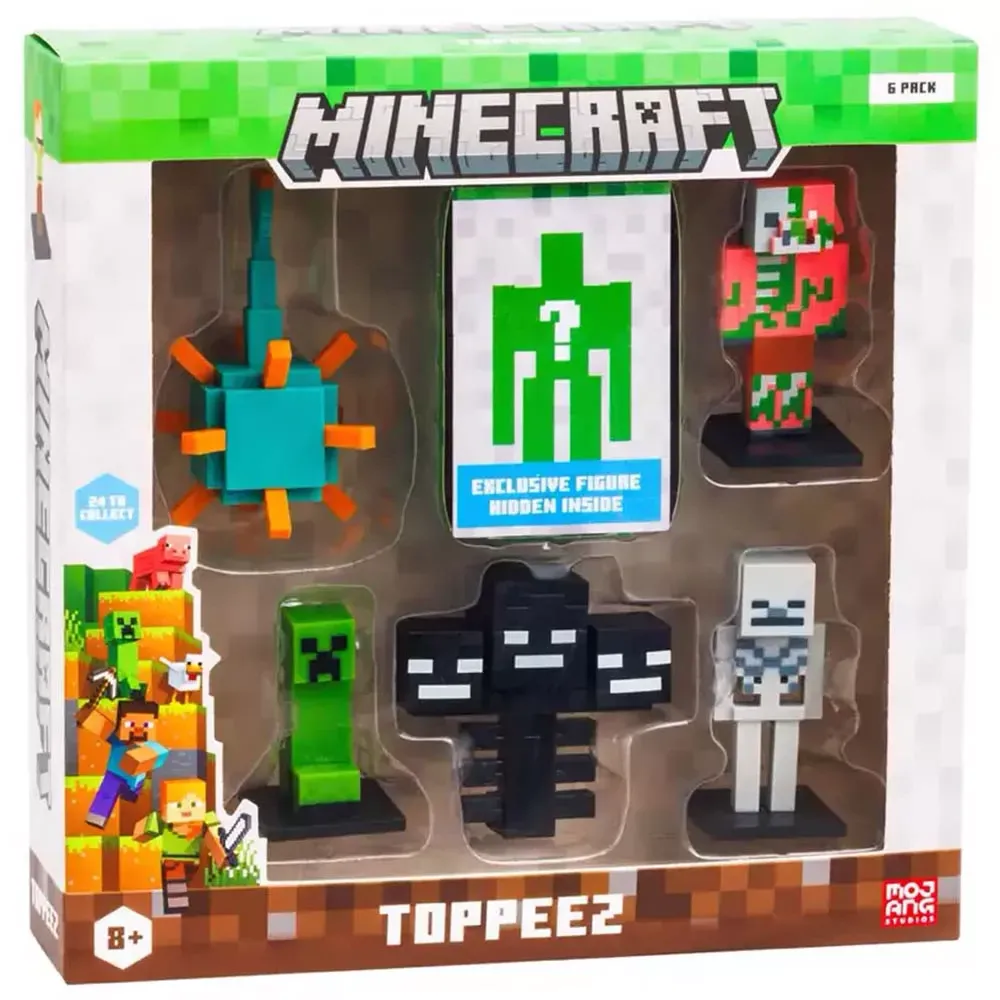Набір фігурок-топерів Minecraft 6в1 в асортименті (MC2060)