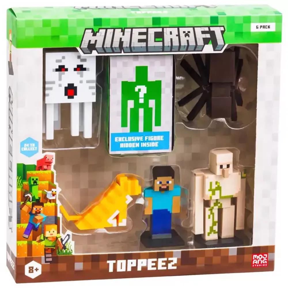 Набір фігурок-топерів Minecraft 6в1 в асортименті (MC2060)