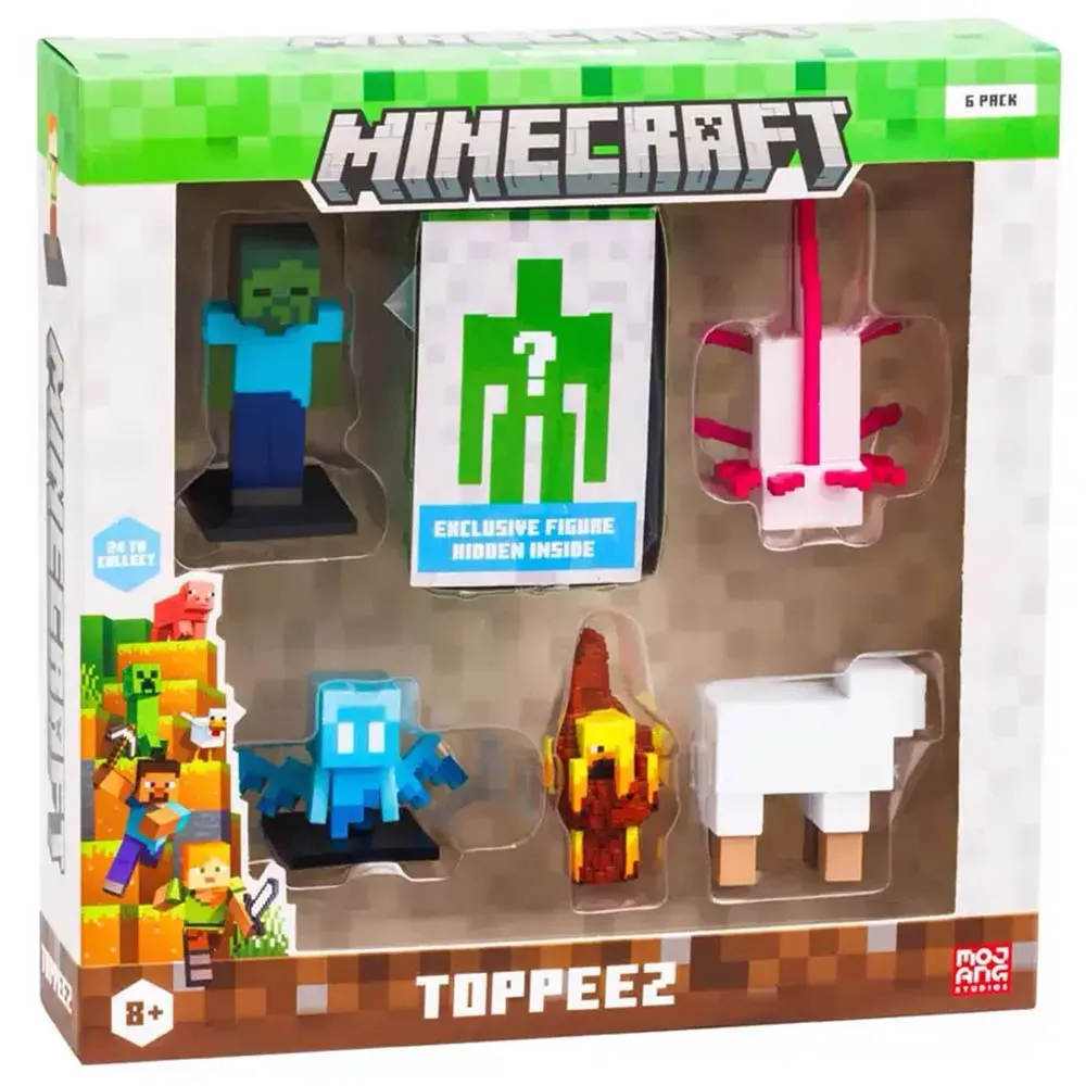 Набір фігурок-топерів Minecraft 6в1 в асортименті (MC2060)