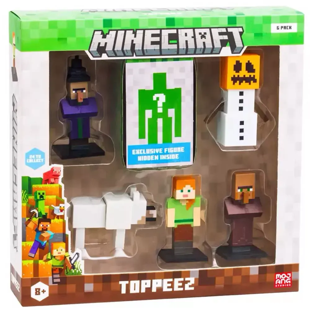 Набір фігурок-топерів Minecraft 6в1 в асортименті (MC2060)
