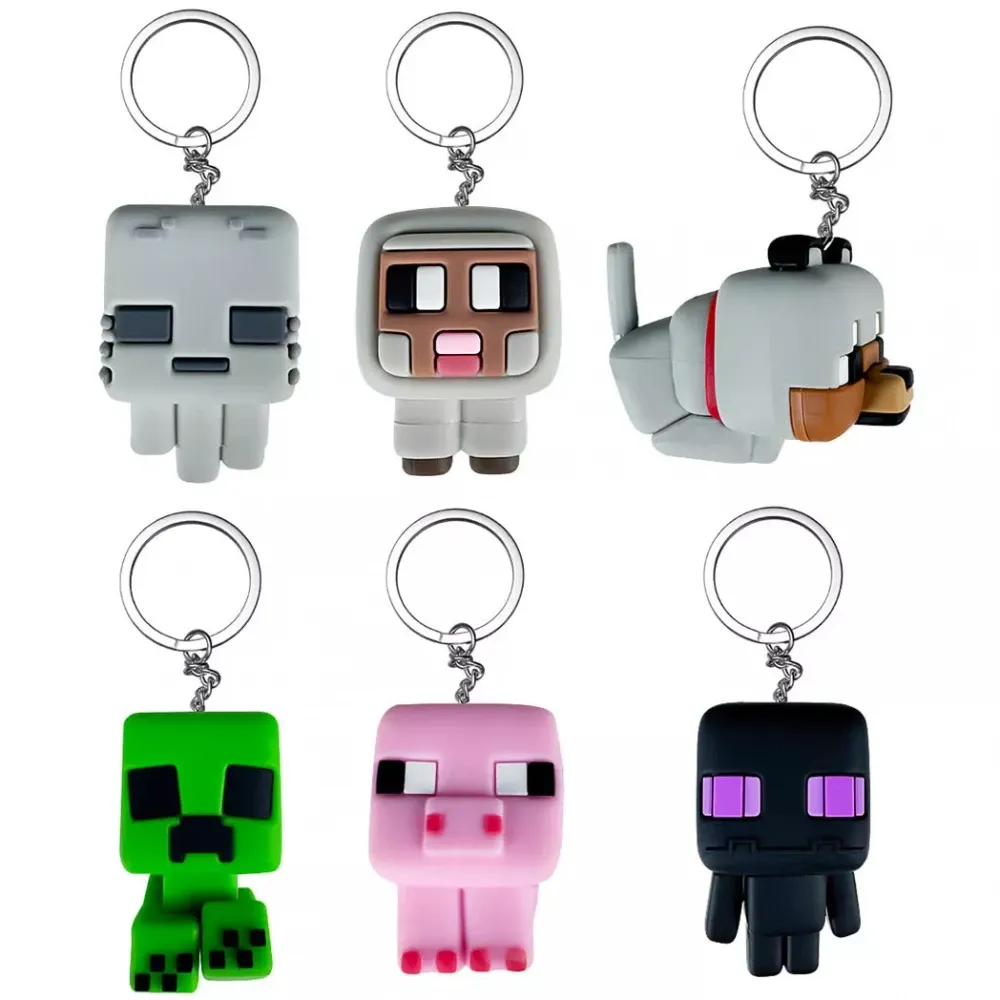 Гумова фігурка з підвіскою, Minecraft  JTMIN-35201-2