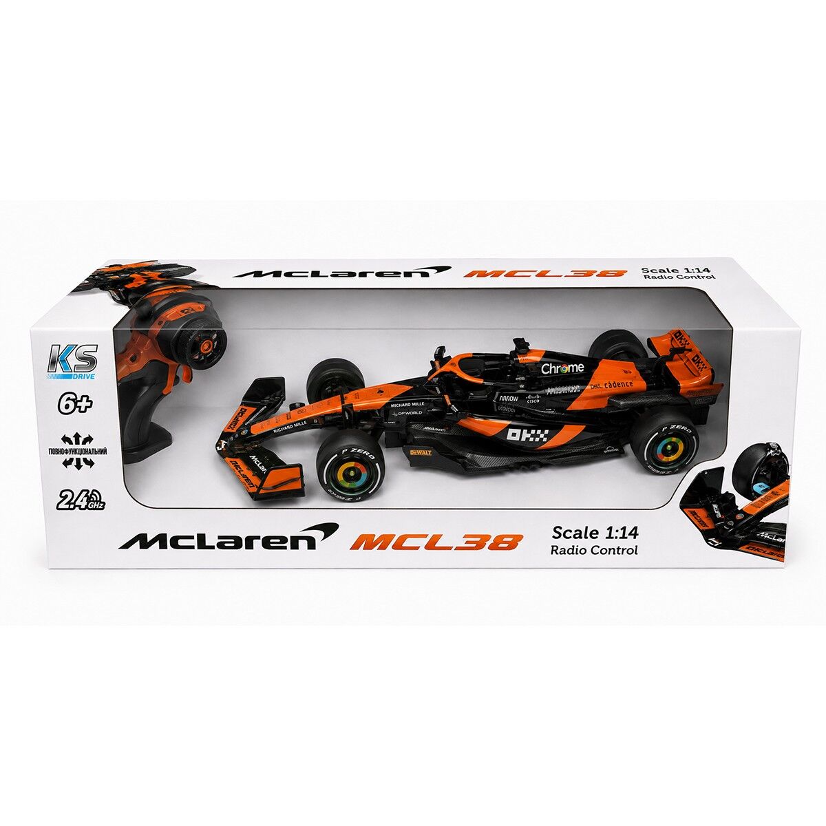 Автомобіль KS DRIVE на р/к – MCLAREN MCL38 (1:14, 2.4 ГГц)