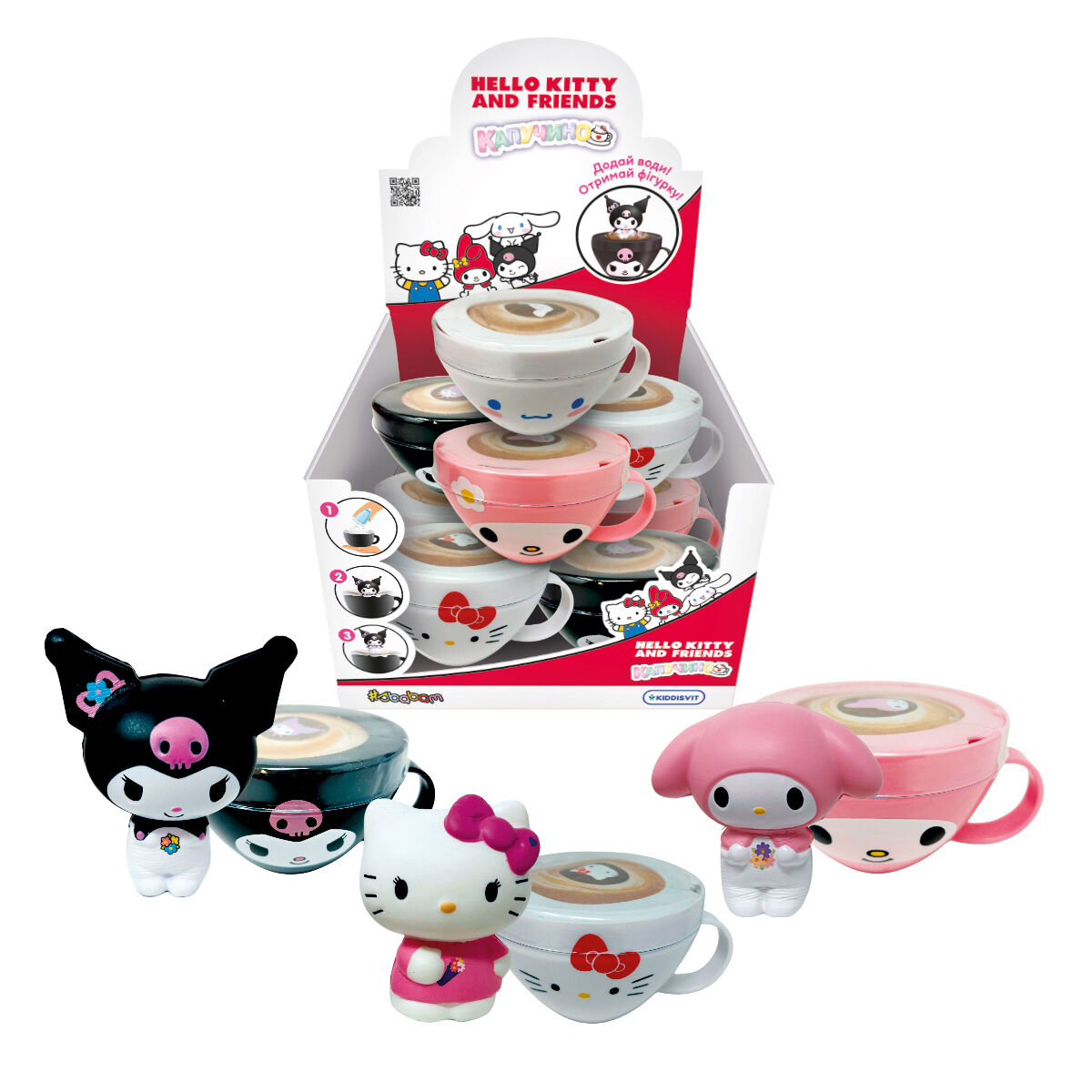Колекційна фігурка-сюрприз HELLO KITTY ТА ДРУЗІ S2 – КАПУЧИНО (у диспл.)