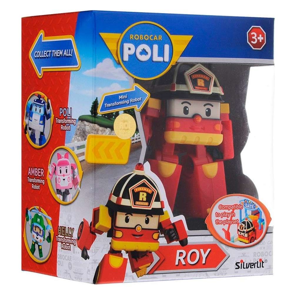 Фігурка-трансформер Poli Robocar Рой (83049)