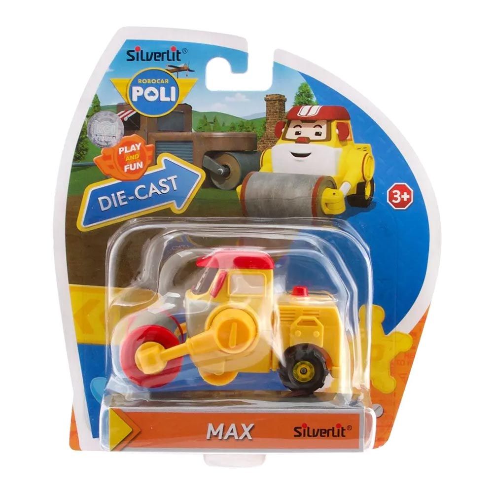 Фігурка Robocar Poli Макс каток металева машина 6 см (83176)
