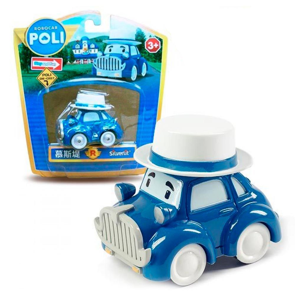 Фігурка Robocar Poli Мусті ретро металева машина 6 см (83179)