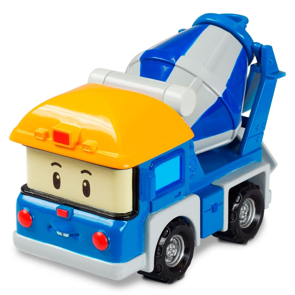 Фігурка Robocar Poli Мікі бетономішалка металева машинка 6 см (83256)