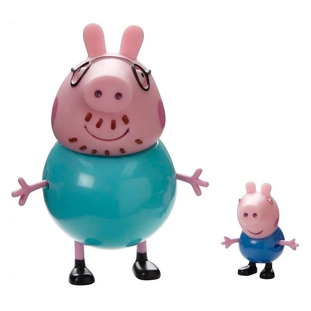 Ігровий набір Сім′я Пеппі Джордж і Папа Peppa Pig (20837-2)