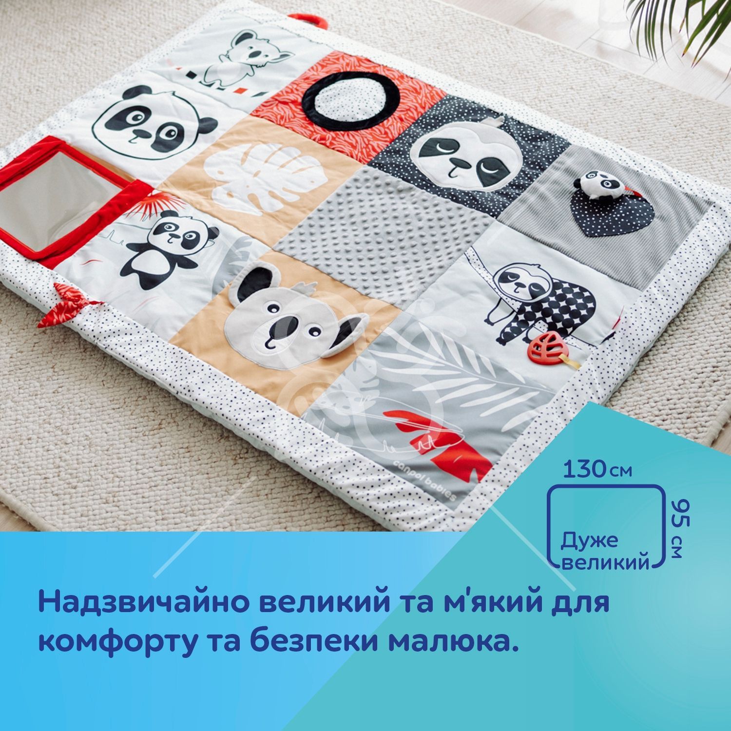 68/094 Canpol babies Іграшка Килимок для ігор на животику BabiesBoo