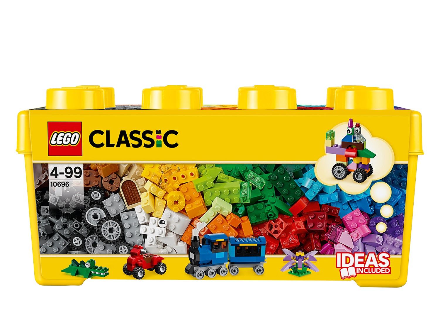 10696 Коробка кубиків LEGO® для творчого конструювання, середнього розміру