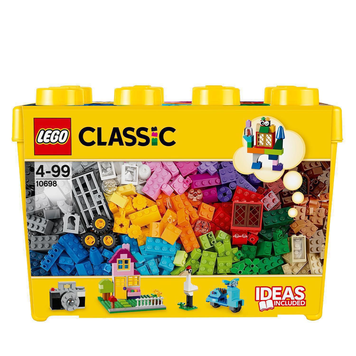 10696 Коробка кубиків LEGO® для творчого конструювання, середнього розміру