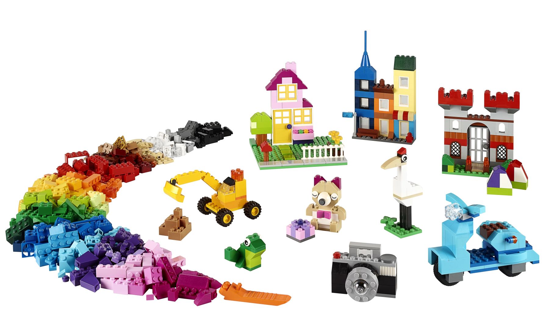 10696 Коробка кубиків LEGO® для творчого конструювання, середнього розміру