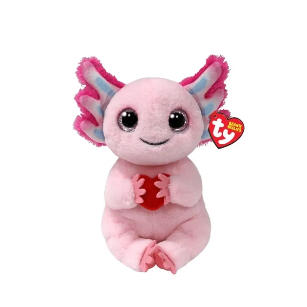 М'яка іграшка Ty Beanie Babies Аксолотль LOCKY (41292)