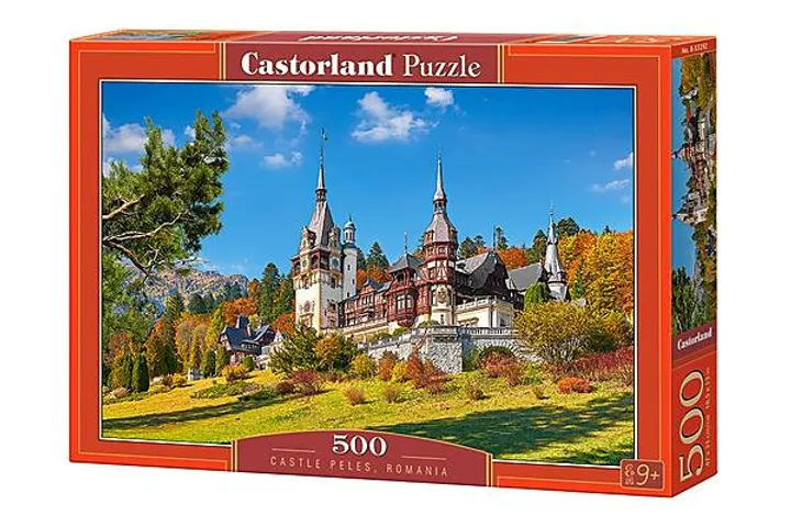 Пазли «Замок Пелеш, Румунія» CASTORLAND 500 елементів (B-53292)