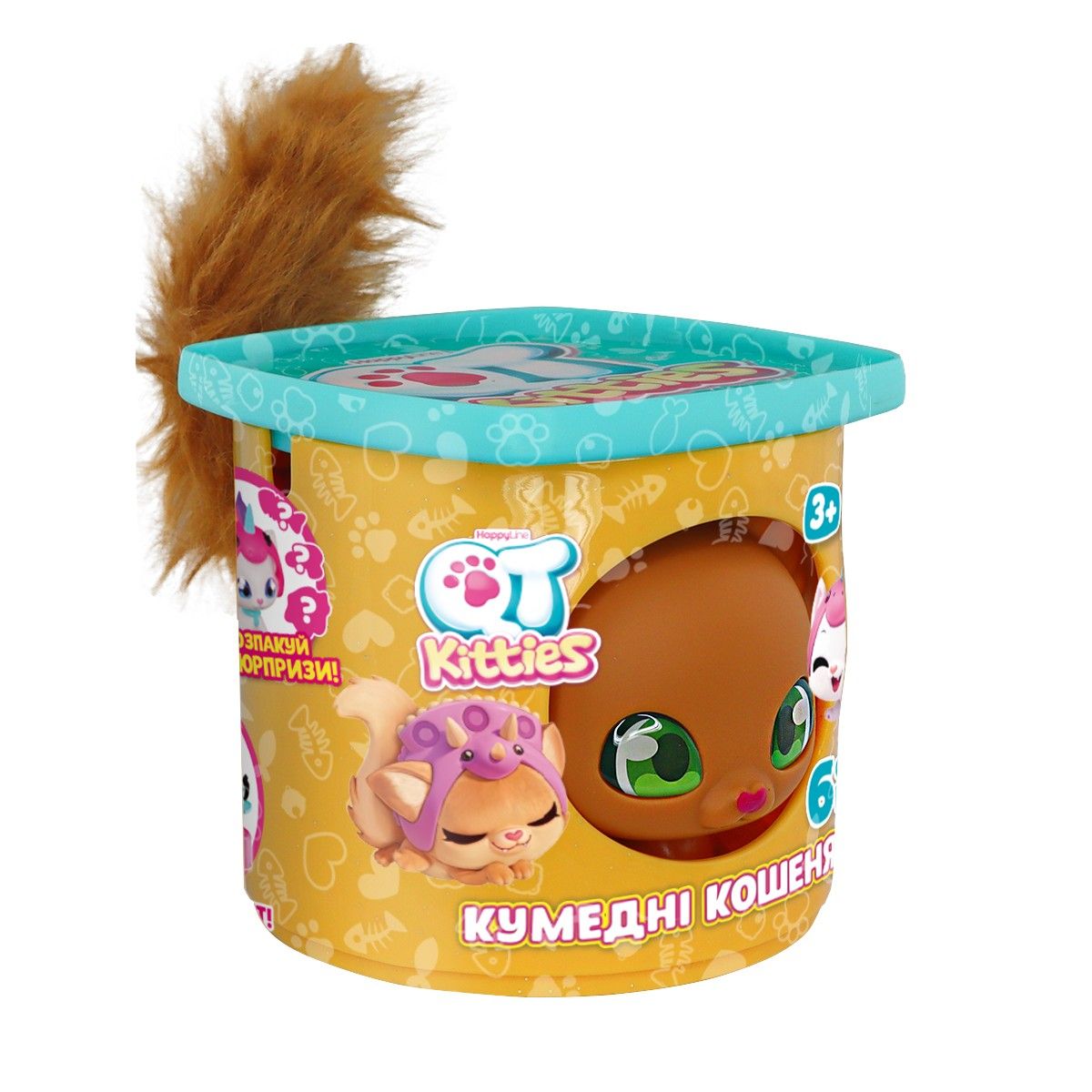 Ігровий набір QT KITTIES – КОШЕНЯ ДЖИНДЖЕР (фігурка, будиночок, аксесуари)
