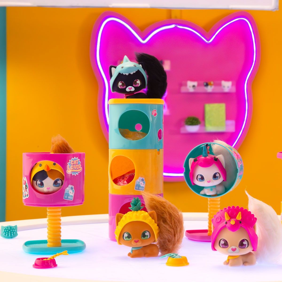 Ігровий набір QT KITTIES – КОШЕНЯ ЕШ (фігурка, будиночок, аксесуари)