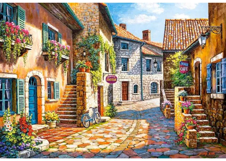 Пазл Castorland puzzle Вулиця у квітах, 1000 ел. (C-103744)