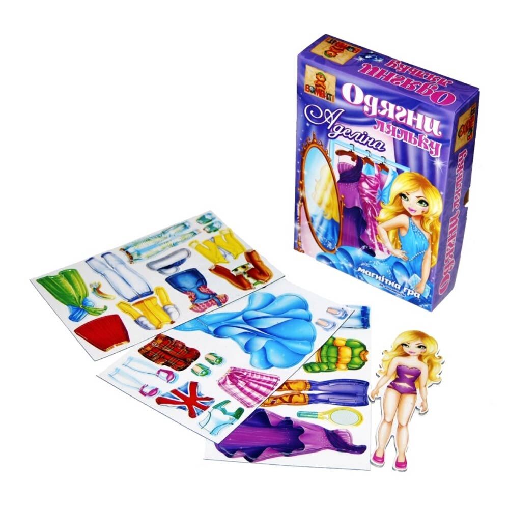Настільна гра Bombat Game Одягни ляльку Аделіна (4820172800132)