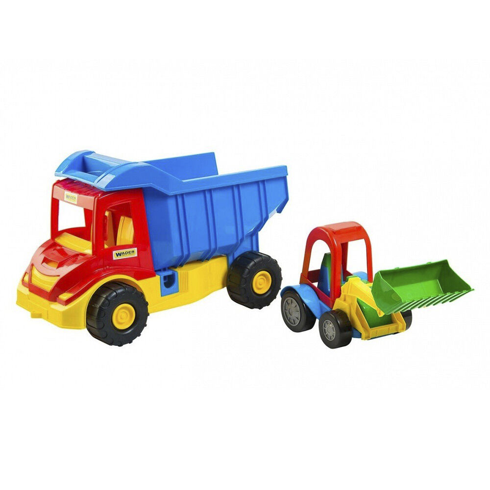 Машинка Вантажівка з трактором Wader Multi truck (39219)