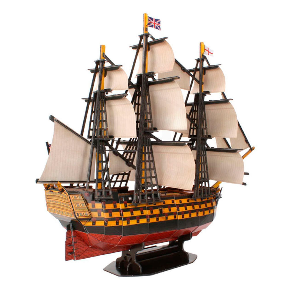 Тривимірна головоломка-конструктор CubicFun HMS Victory (T4019h)