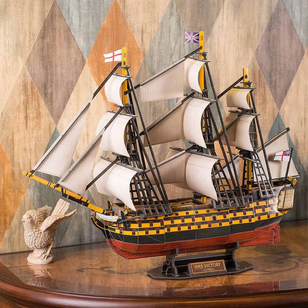 Тривимірна головоломка-конструктор CubicFun HMS Victory (T4019h)