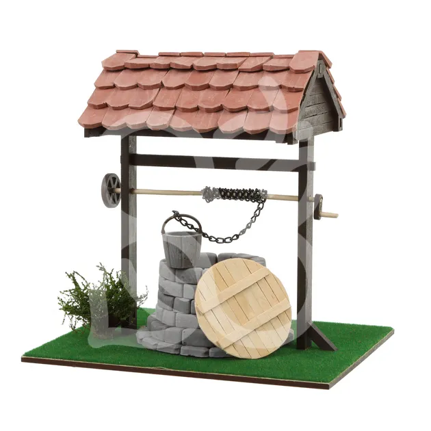 Конструктор з міні-цеглинок "Medieval well. Криниця"