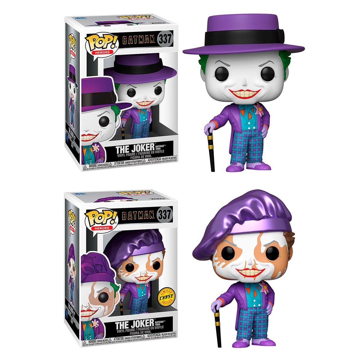 Ігрова фігурка FUNKO POP! серії "Batman 1989" - JOKER WITH HAT WITH CHASE