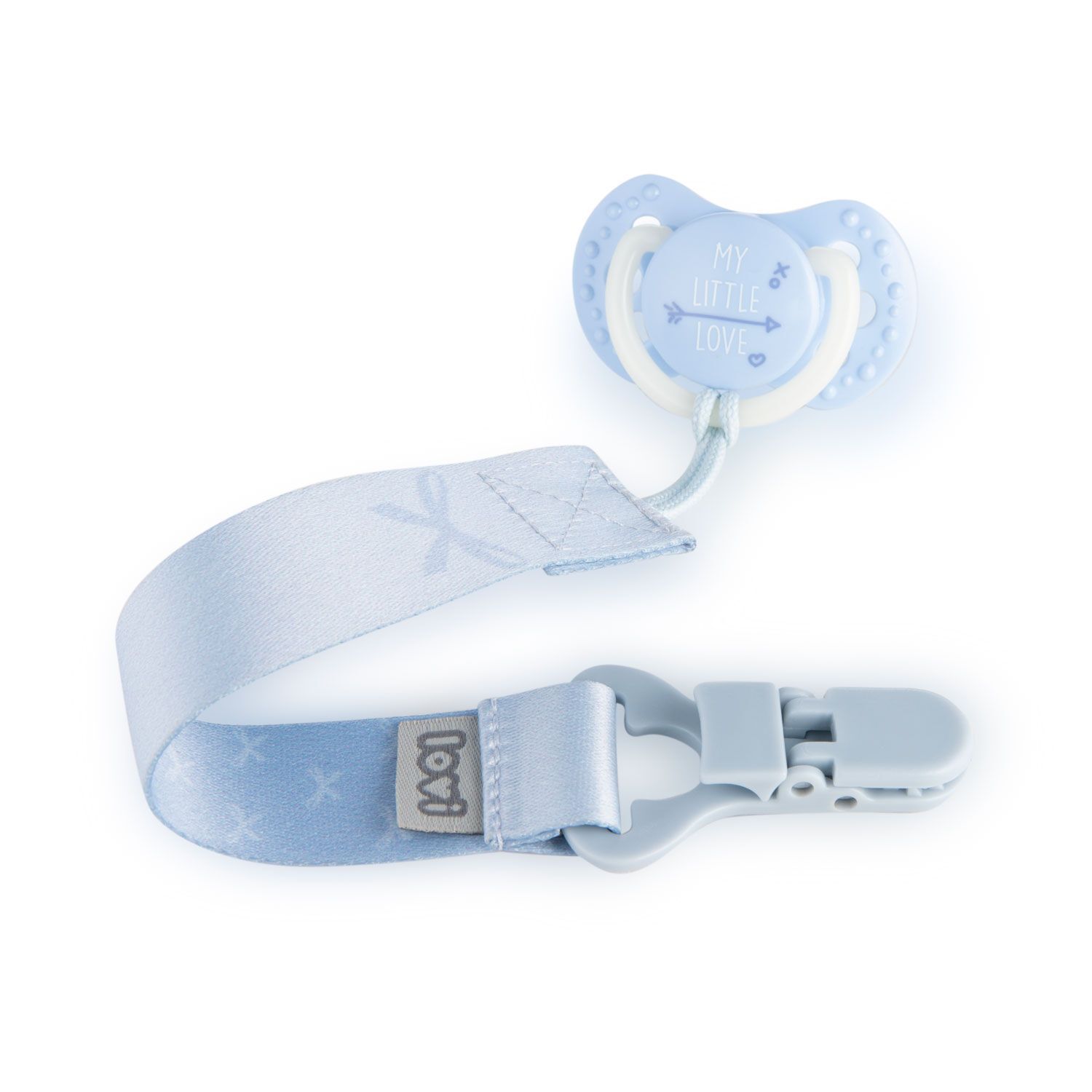 LOVI Ланцюжок до пустушки Baby Shower boy