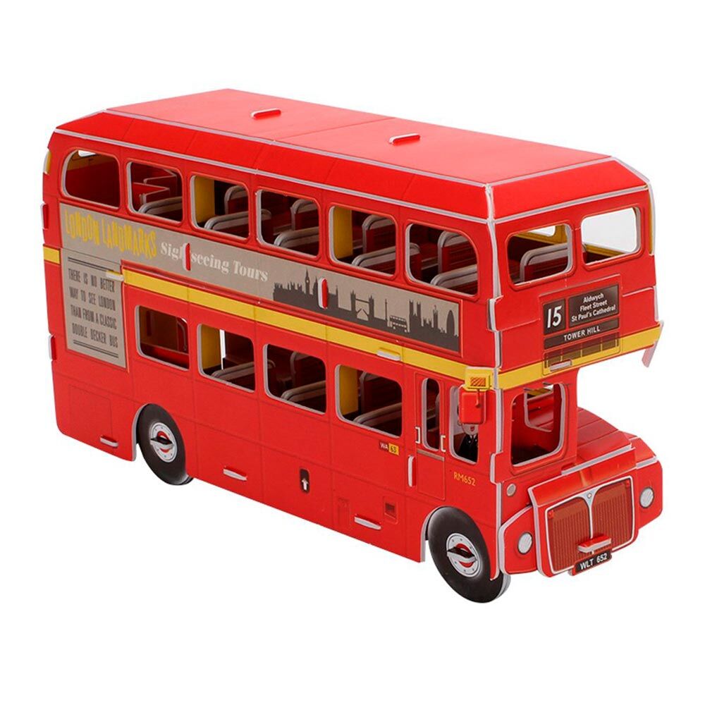 Тривимірна головоломка-конструктор CubicFun Автобус Double-Decker (S3018h)