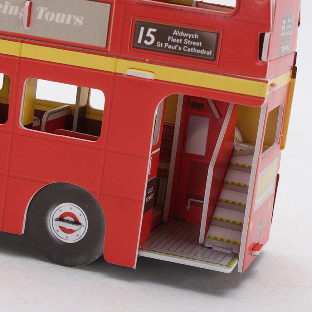 Тривимірна головоломка-конструктор CubicFun Автобус Double-Decker (S3018h)