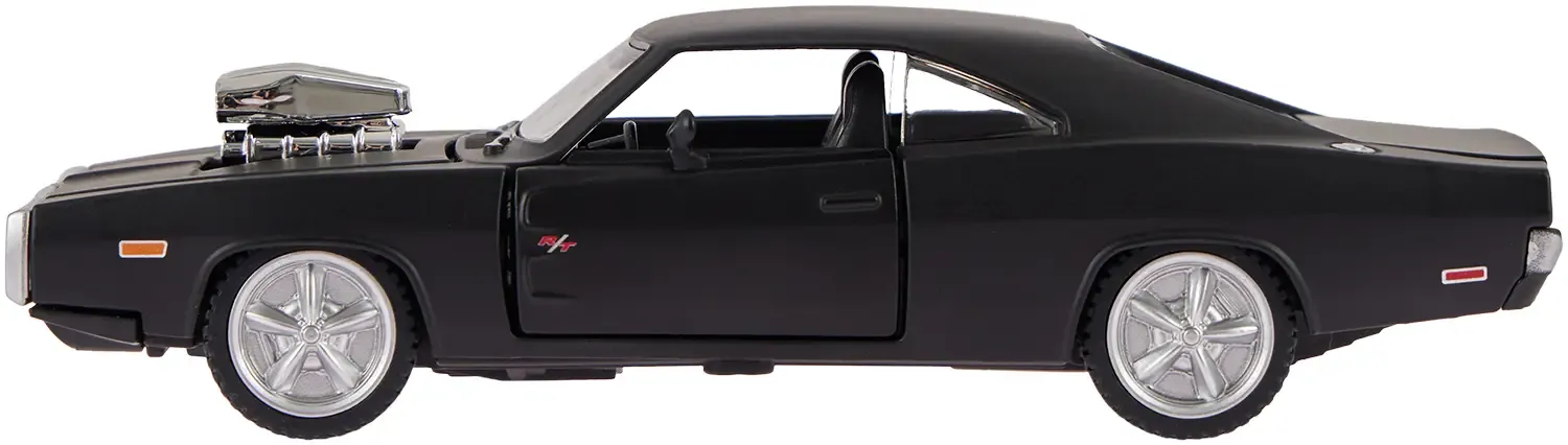 Машинка Rastar 1970 Dodge Charger R/T 1:36 Чорний