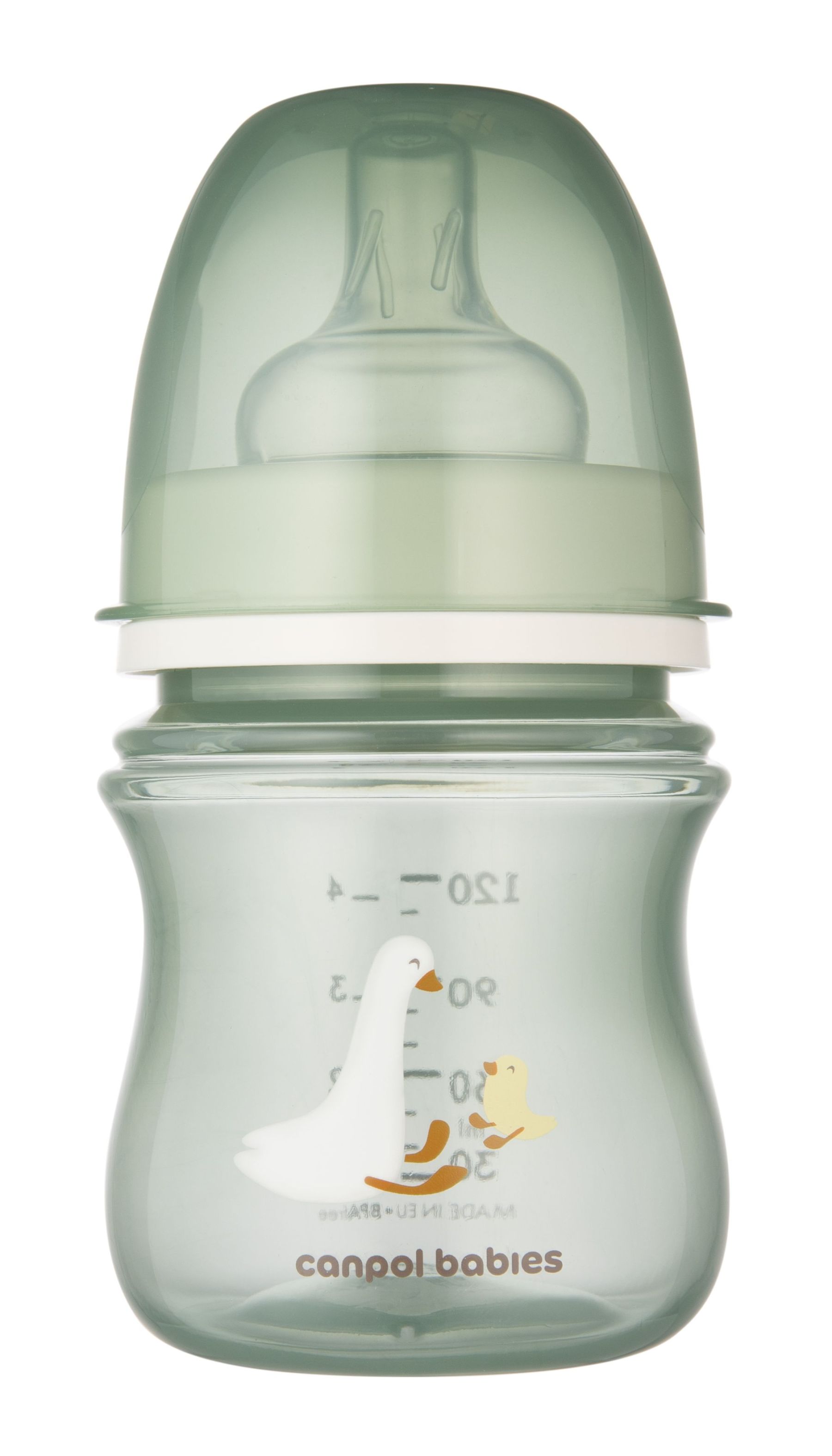 Canpol babies Пляшка антиколікова з широким отвором 120 мл Easystart - Гуси
