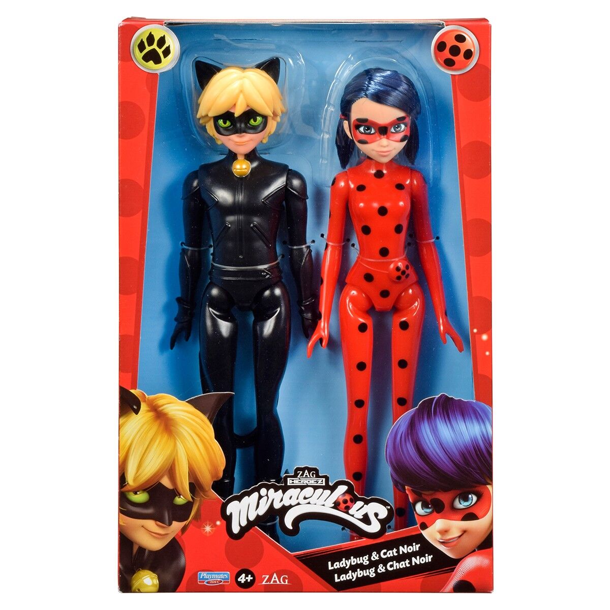 Набір ляльок "ЛЕДІ БАГ І СУПЕР-КІТ" серії "Basic" – ЛЕДІ БАГ І СУПЕР-КІТ